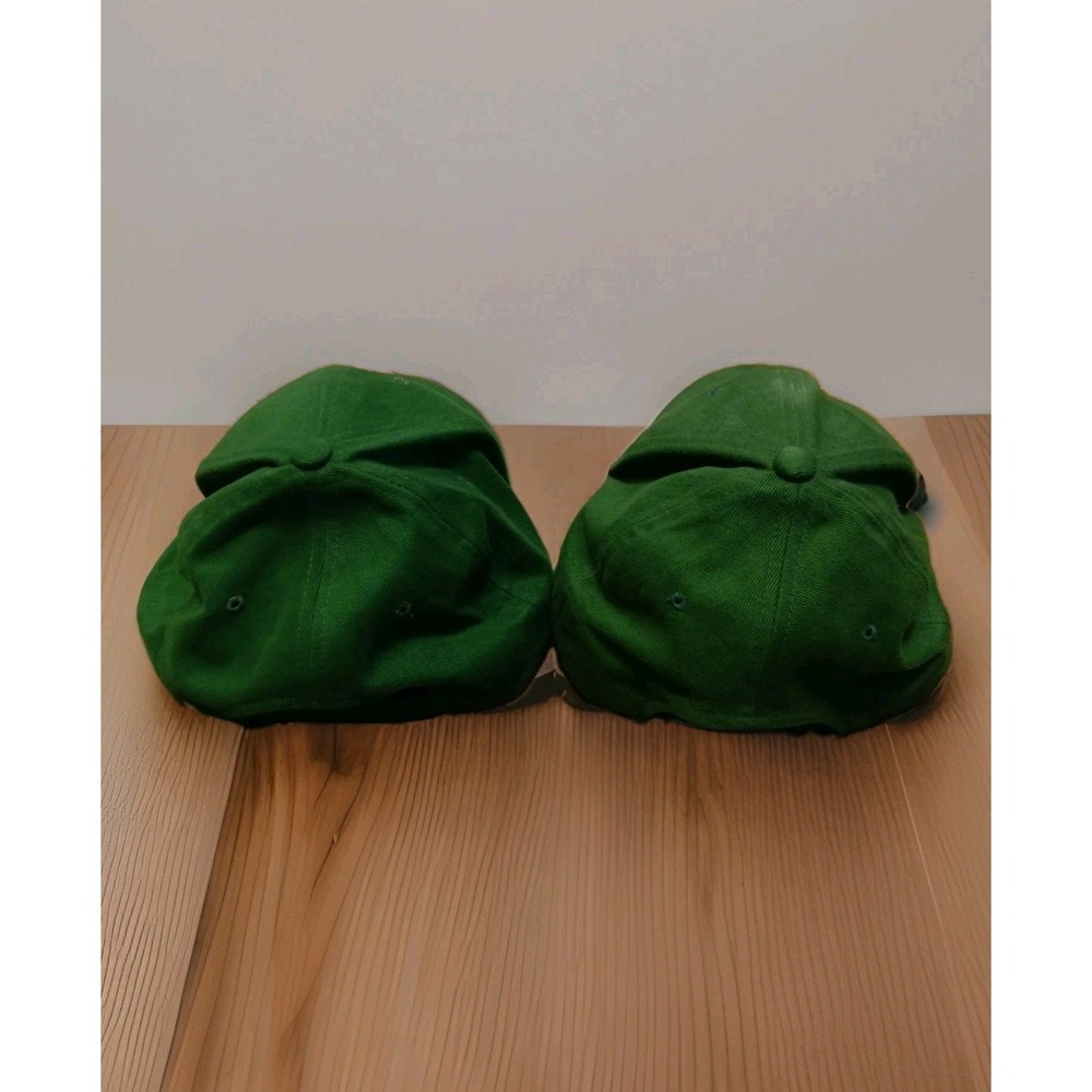 Vintage John Deere Tractors MPC Promotions Hat Cap Green Adult Snapback Lot Of 2 - Picture 3 of 9